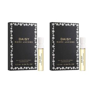 2 x MARC JACOBS Daisy Eau de Toilette Sample - .04 fl oz ea. NEW ON CARD